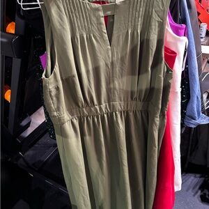 Othr Olive Green Midi Dress